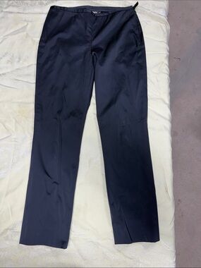 DKNY Black Straight-Leg Dress Pants